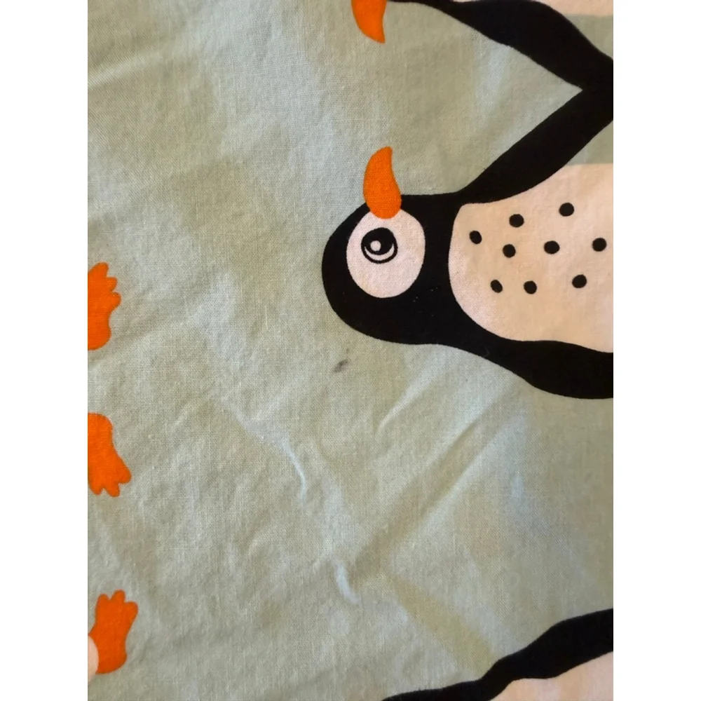 IKEA BLÅVINGAD penguin pattern duvet cover twin size